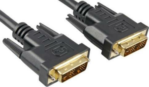 Sharkoon Кабел DVI-D мъжки - DVI-D мъжки 5м Черен