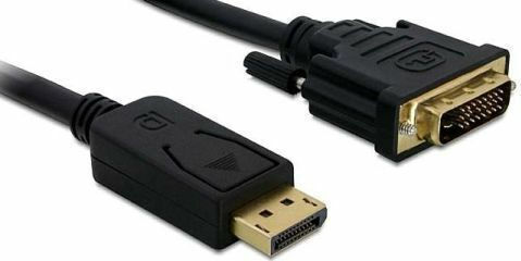 DeLock Kabel DVI-D-Stecker - DisplayPort-Stecker 5m Schwarz (82593)
