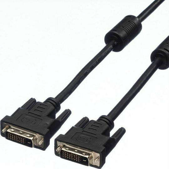 Value 5m DVI-D male to DVI-D male Cable Black (11.99.5555)