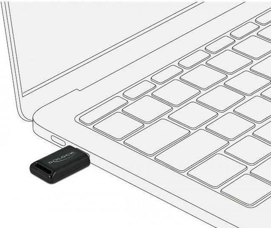 DeLock USB-C Bluetooth 4.0 Adapter με Εμβέλεια 10m (61003)