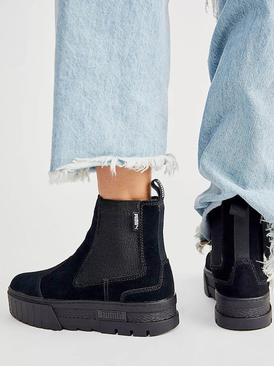 Mayze Suede Women's Chelsea Boots Black