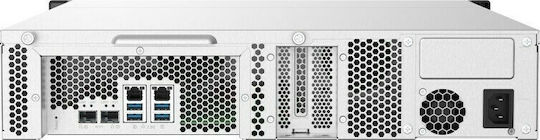 QNap TS-832PXU-4G NAS Rack με 8 θέσεις για HDD/SSD και 2 θύρες Ethernet