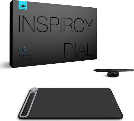 Huion Q620M Inspiroy Dial Графичен таблет без дисплей с Bluetooth Черен