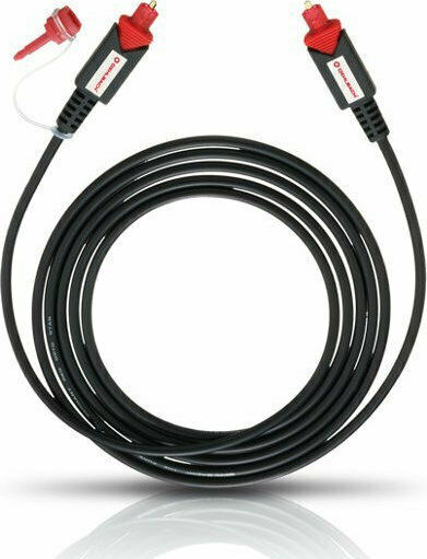 Oehlbach Optical Audio Cable TOS male - TOS male Μαύρο 1m (6003)
