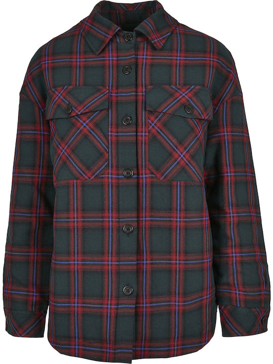 Γυναικείο Καρό Πράσινο Overshirt