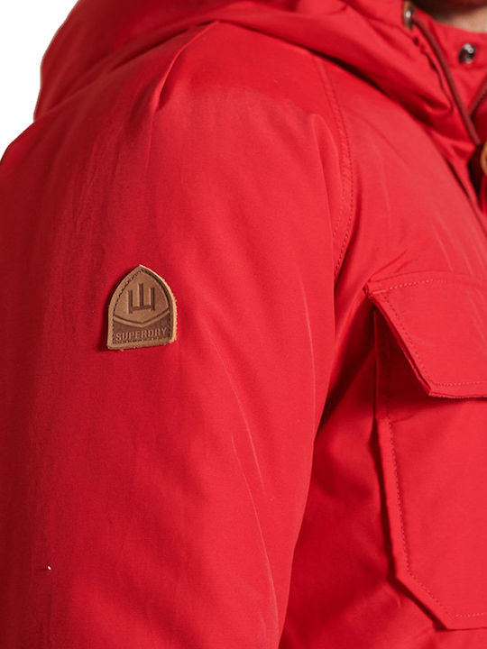 Mountain Winter Jacket Parka Red