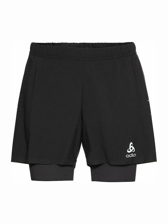 Zeroweight 2-in-1 Sport Herren Shorts Schwarz