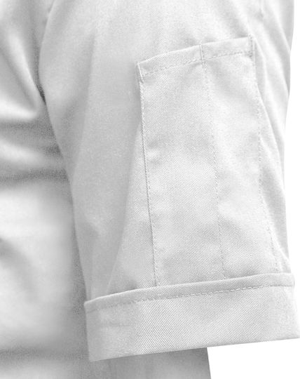 strongAnt Coat Chef White with Short Sleeve Stretch