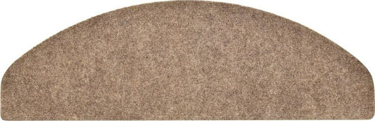 vidaXL Πατάκια Σκάλας Κρεμ 65x21x4cm 149716 5τμχ