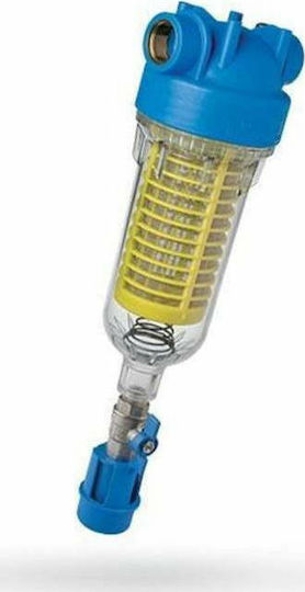 Atlas Filtri Hydra RAH Water Filtration System Single Central Supply Micron 3/4'' with Replacement Filter
