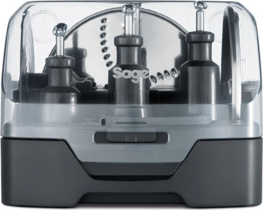 Sage Kitchen Wizz 15 Pro Πολυμίξερ 2000W με Κάδο 3.7lt και Κανάτα Μπλέντερ Ασημί