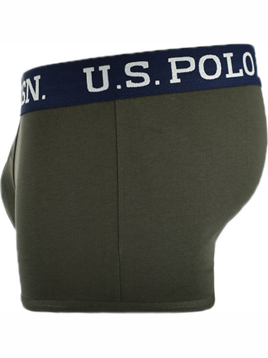 U.S. Polo Assn. Men's Boxers Black / Khaki 2Pack