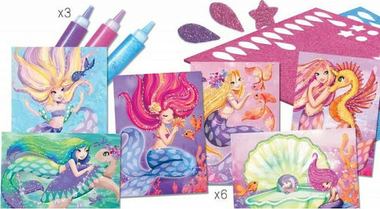 Crealign Painting Decorate Glitter with Mermaids for Children 5+ years Years