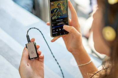iFi Audio GO Blu Φορητός Ψηφιακός Bluetooth Ενισχυτής Ακουστικών Μονοκάναλος με DAC, USB και Jack 3.5mm