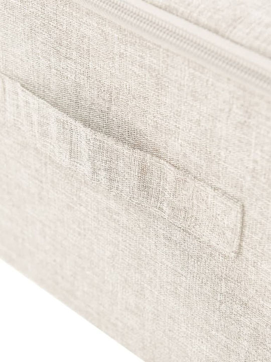 vidaXL Stoff Aufbewahrungsbox Cream 70x40x18cm 2Stück