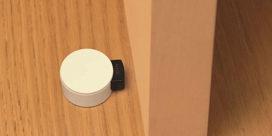 Door Stopper Adhesive Plastic Χρώμιο Ματ 1pcs