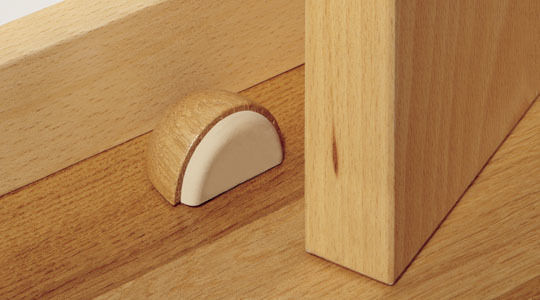 Door Stopper Adhesive Wooden Δρυς 1pcs