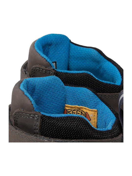 Ghete de Zăpadă Copii cu Velcro Gri