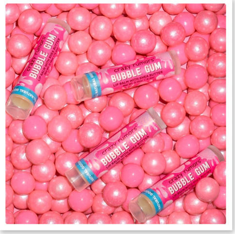 Crazy Rumors Shea Butter Lip Balm Για Παιδιά Bubble Gum 4.25gr