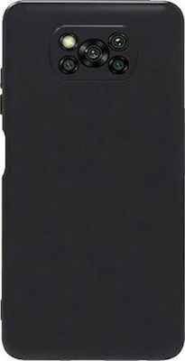 Back Cover Σιλικόνης Μαύρο (Poco X3 NFC / X3 Pro)