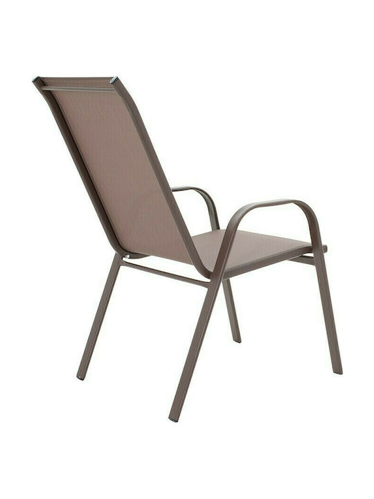 Dining Set for Small Outdoor Spaces Watson Calan 3 Pieces Brown