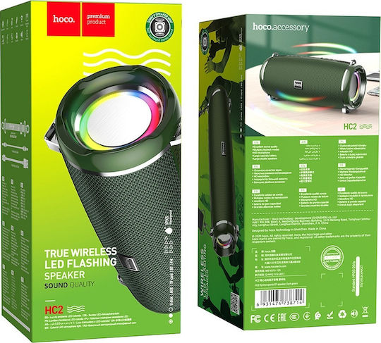 Hoco HC2 Xpress Ηχείο Bluetooth 10W με Ραδιόφωνο και Διάρκεια Μπαταρίας έως 3 ώρες Σκούρο Πράσινο