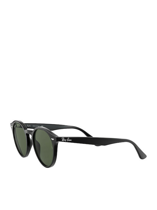 Ray Ban Унисекс Слънчеви Очила с Черна Пластмасова Рамка и Зелени Стъкла RB2180 601/71