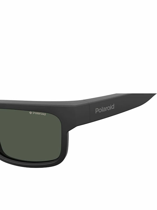 Polaroid Men's Sunglasses with Black Plastic Frame and Black Polarized Lens PLD7031/S 807/M9