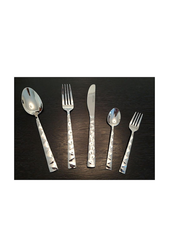 Καρβούνης Cutlery set Silver Stainless Steel 30pcs