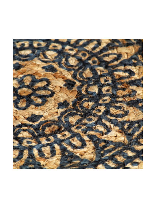 vidaXL Round Wicker Placemats Beige 38cm 4pcs