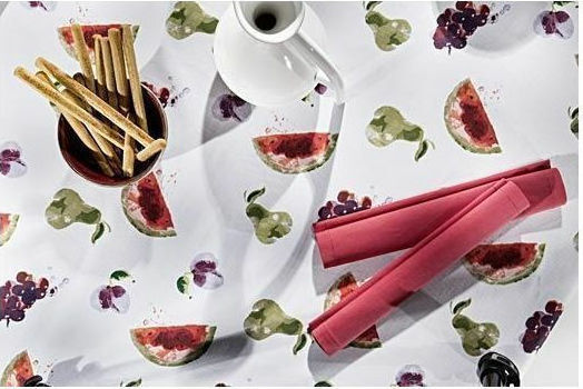 Nima Pic Nic Σουπλά Υφασμάτινο Λευκό 50x30cm 2τμχ