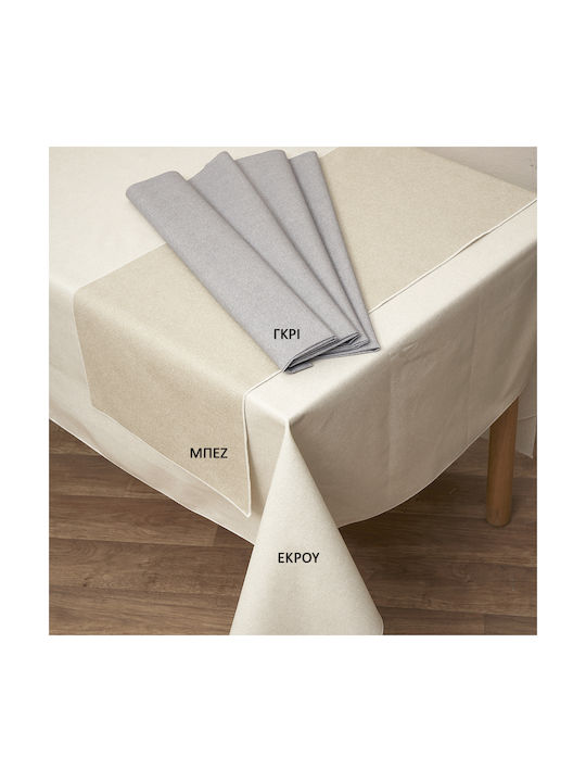 Viopros Diana Placemat Fabric Beige 50x35cm 2pcs