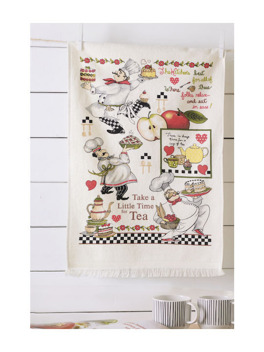 Rythmos Masterchef Tea Towel made of 100% Cotton 40x60cm 1pcs