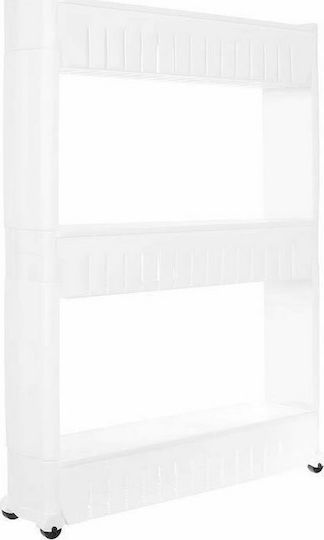 SPM SPM Lebensmittelregal Kunststoff 3 Ebenen Weiß 54,5x12,5x72,5cm