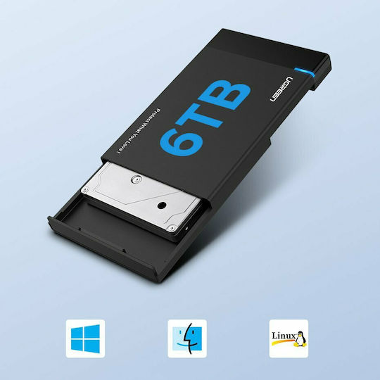 Ugreen Θήκη για Σκληρό Δίσκο 2.5" SATA III με σύνδεση USB 3.1 Type-C