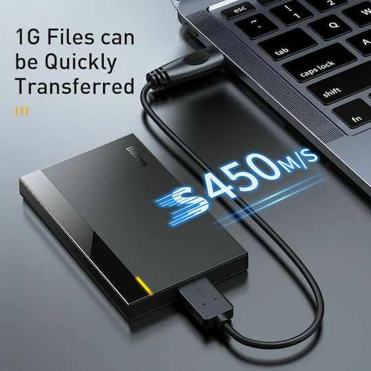 Baseus Θήκη για Σκληρό Δίσκο 2.5" SATA III με σύνδεση USB 3.0