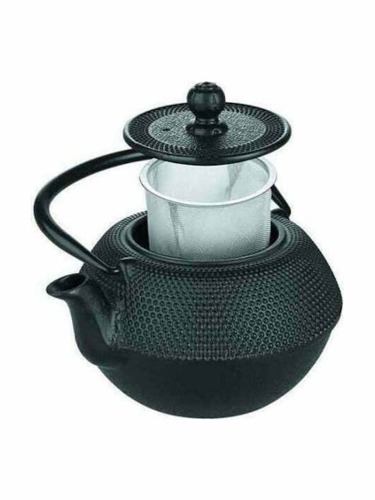 GTSA Cast Iron Teapot with Filter Black 350ml