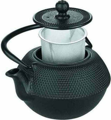 GTSA Cast Iron Teapot with Filter Black 350ml