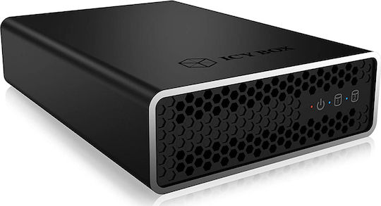 Icy Box Θήκη για 2 Σκληρούς Δίσκους 2.5" SATA III με σύνδεση USB 3.0