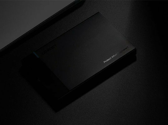 Ugreen Твърд диск кутия 2.5" SATA III с връзка USB 3.0 в Черен цвят