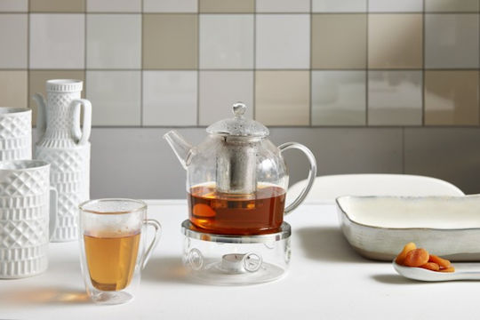 Bredemeijer Minuet Santhee Teapot with Filter Glass Transparent 1200ml