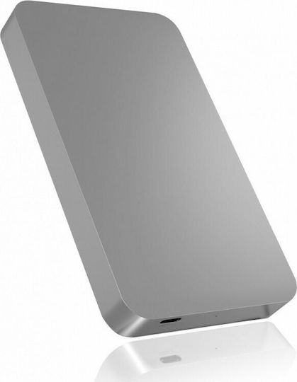 Icy Box Θήκη για Σκληρό Δίσκο 2.5" SATA III με σύνδεση USB 3.1 Type-C σε Ασημί χρώμα