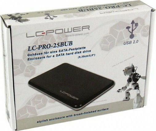 LC-Power Θήκη για Σκληρό Δίσκο 2.5" SATA III με σύνδεση USB2.0