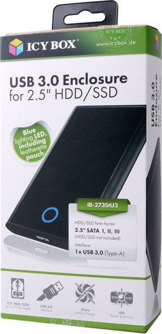 Raidsonic IB-273StU3 - Boîtier externe 2,5 HDD / SSD SATA, USB