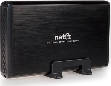 Natec Rhino USB 3.0 Hard Drive Case 3.5" SATA III with connection USB 3.0 in Schwarz color