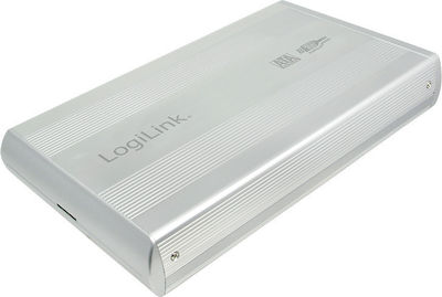 LogiLink Case for Hard Drive 3.5" SATA III with Connection USB 3.0 White