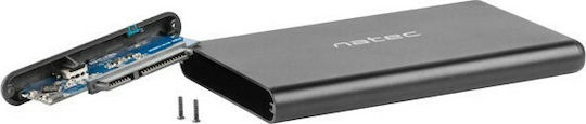 Natec Rhino-C Case for Hard Drive 2.5" SATA III with Connection Type-C