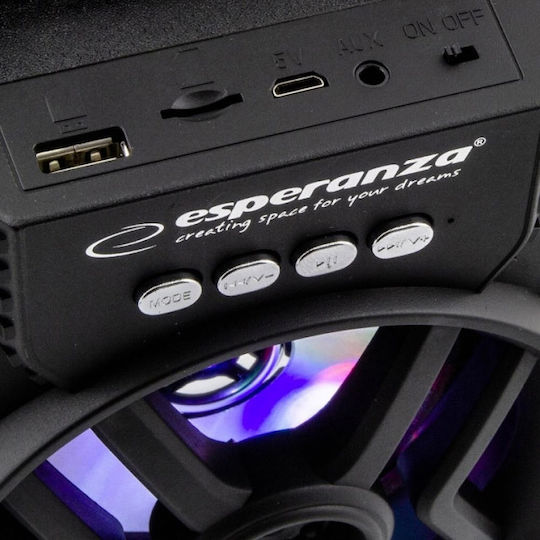 Esperanza Rhythm Bluetooth високоговорител 5W с радио Черен