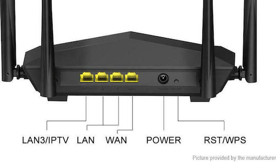 Tenda AC6 v1 Ασύρματο Router Wi‑Fi 5 με 3 Θύρες