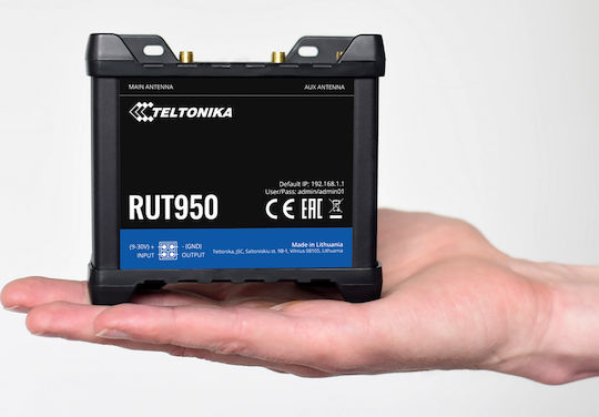 Teltonika RUT950 v3 Ασύρματο 4G Router Wi‑Fi 4 με 4 Θύρες